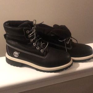Black Timberland boots